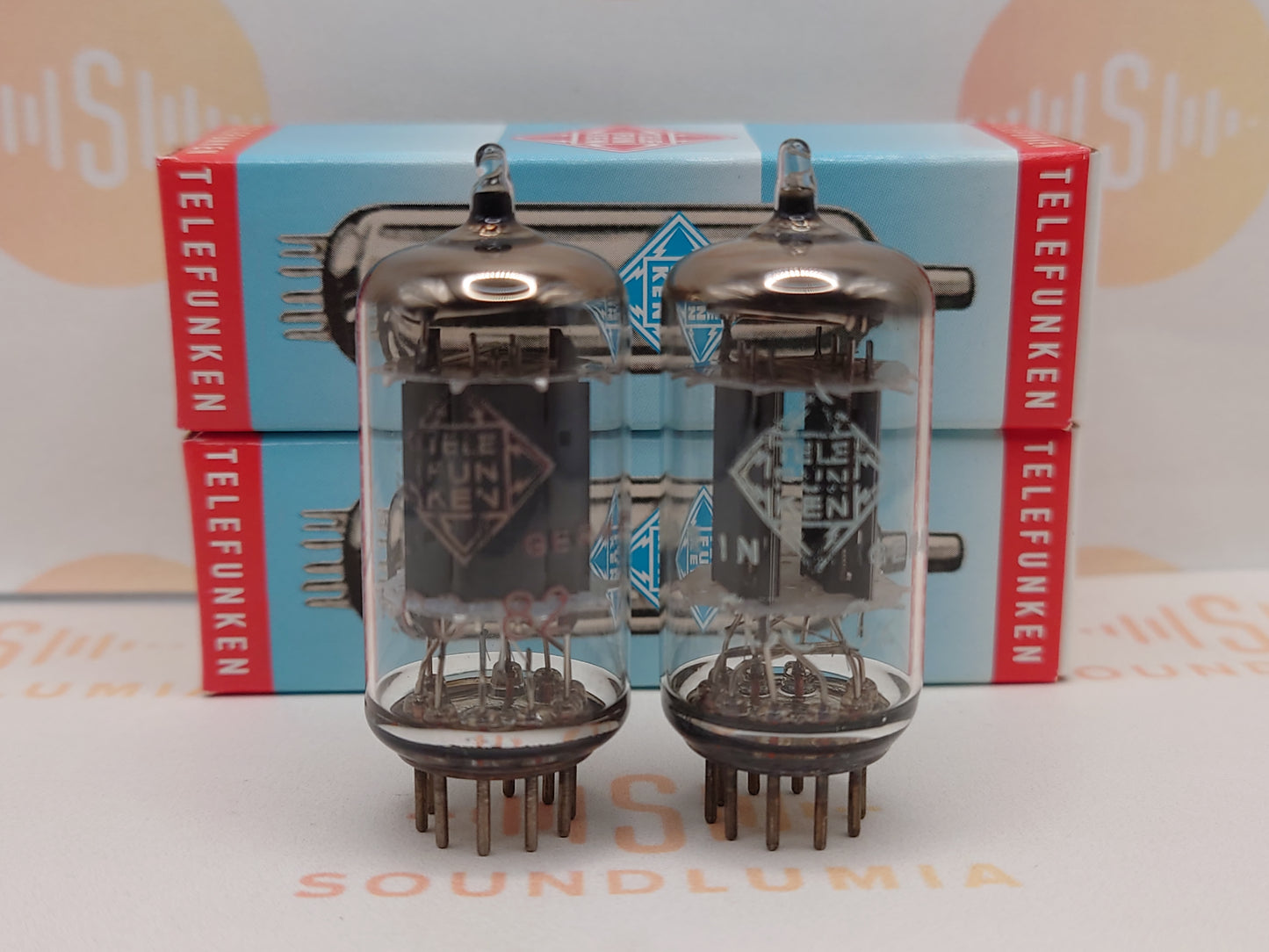 Telefunken ECC82 12AU7 Smooth Plates Berlin