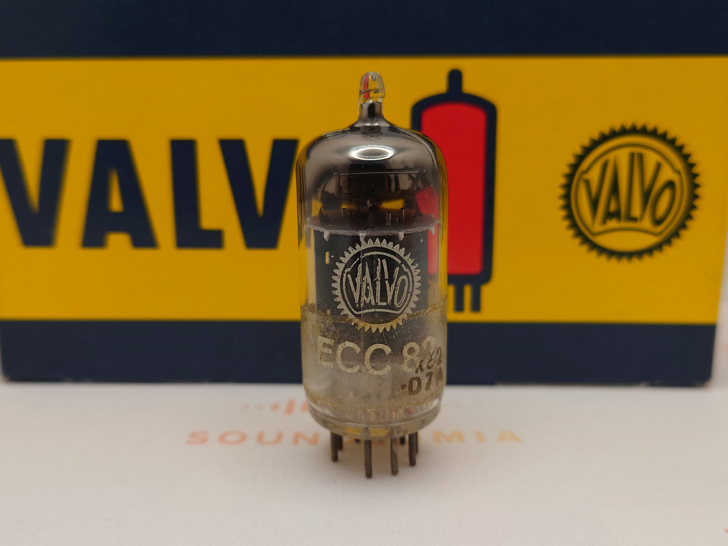 Valvo ECC82 12AU7 Long Plates D Getter Hamburg