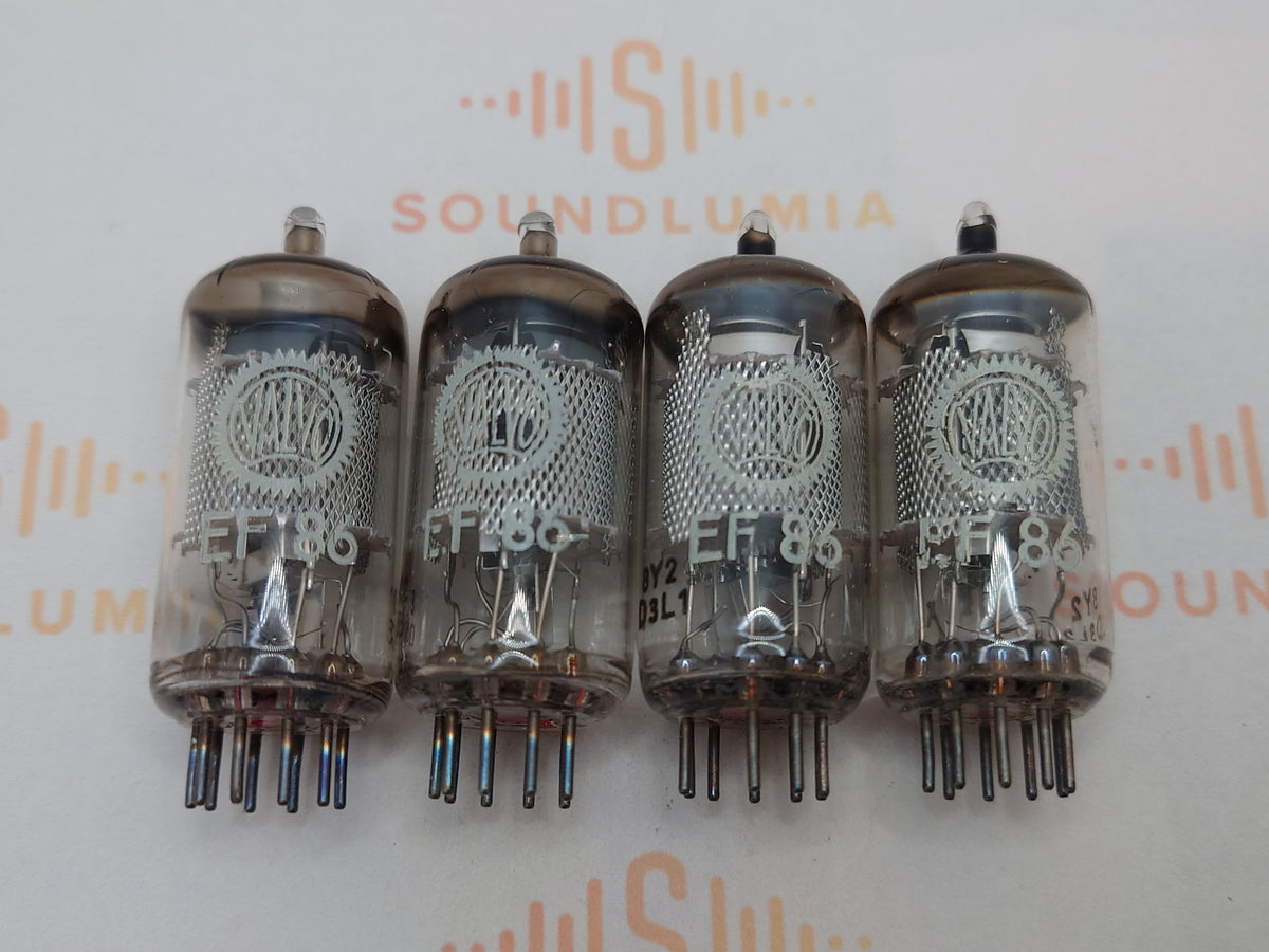 Valvo EF86 6267 vacuum tube with Mesh Plate and O-Getter, image 2