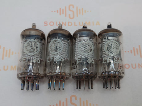 Valvo EF86 6267 vacuum tube with Mesh Plate and O-Getter, image 2