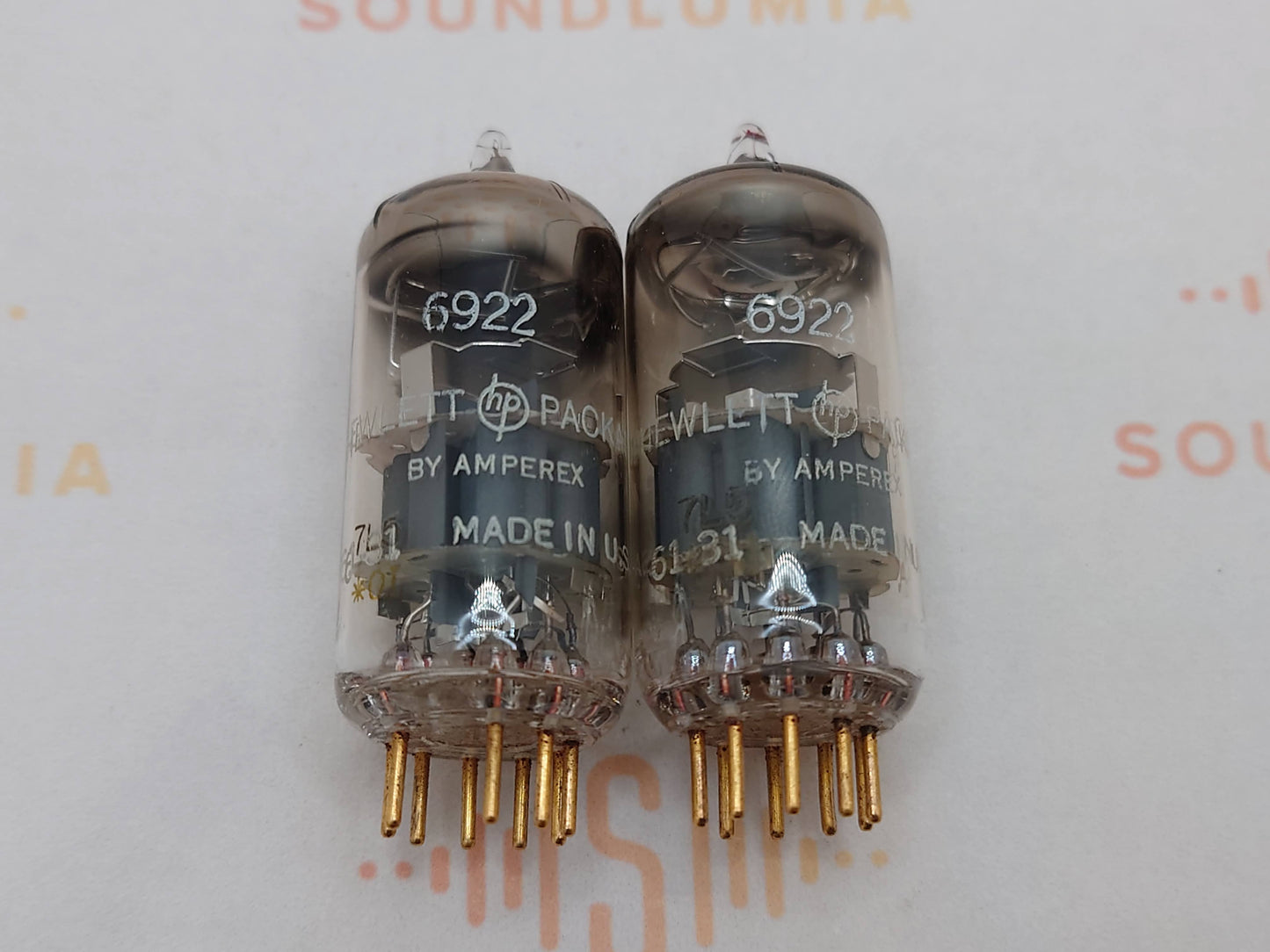 Amperex E88CC 6922 D Getter - USA