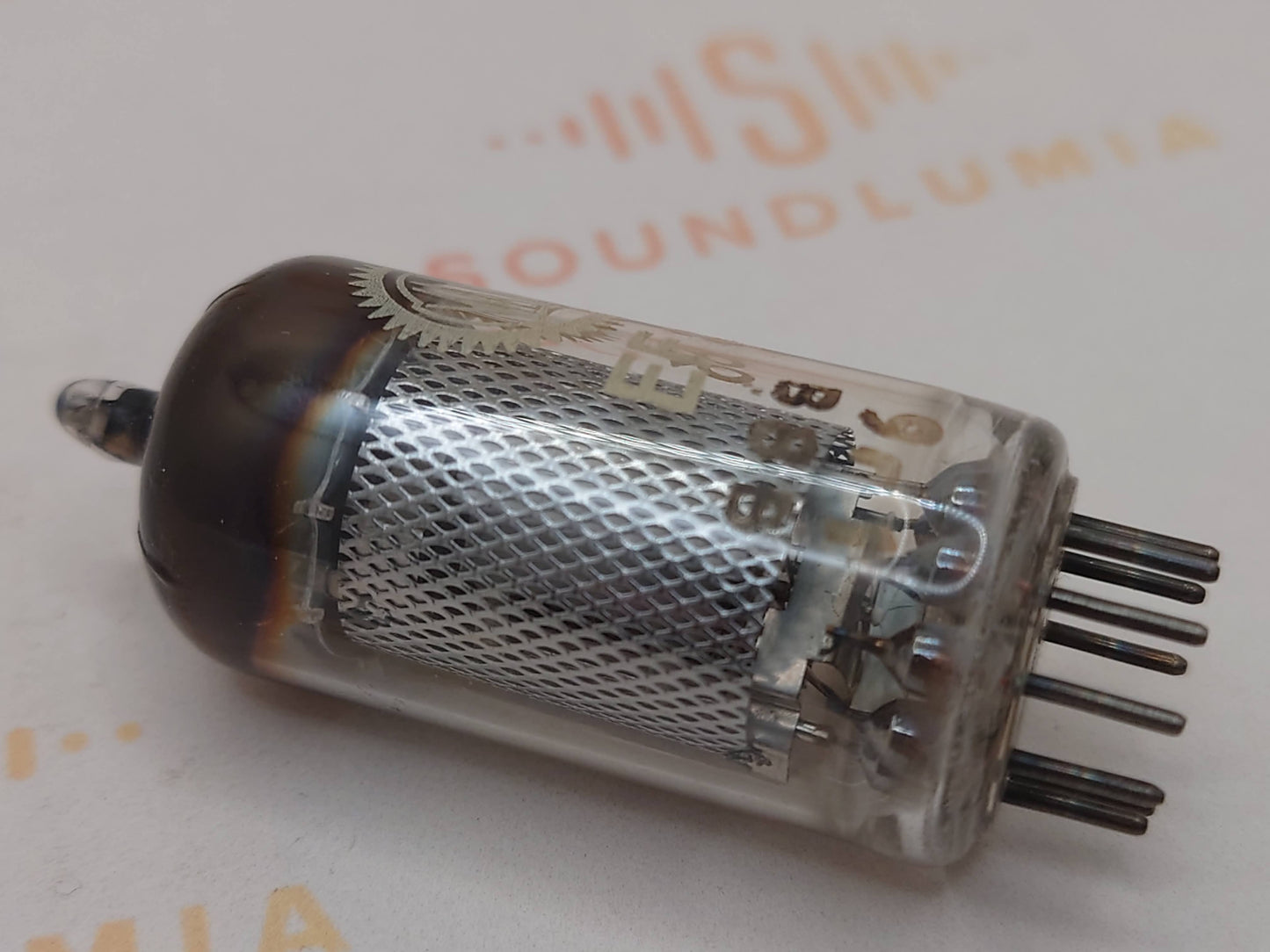 Mullard EF86 Long Mesh Plates Square Getter 9r1