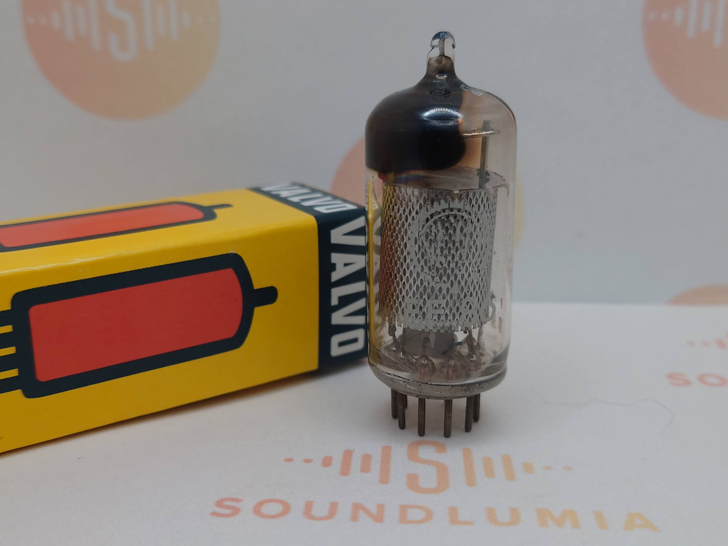 Mullard EF86 Long Mesh Plates Square Getter 9r1