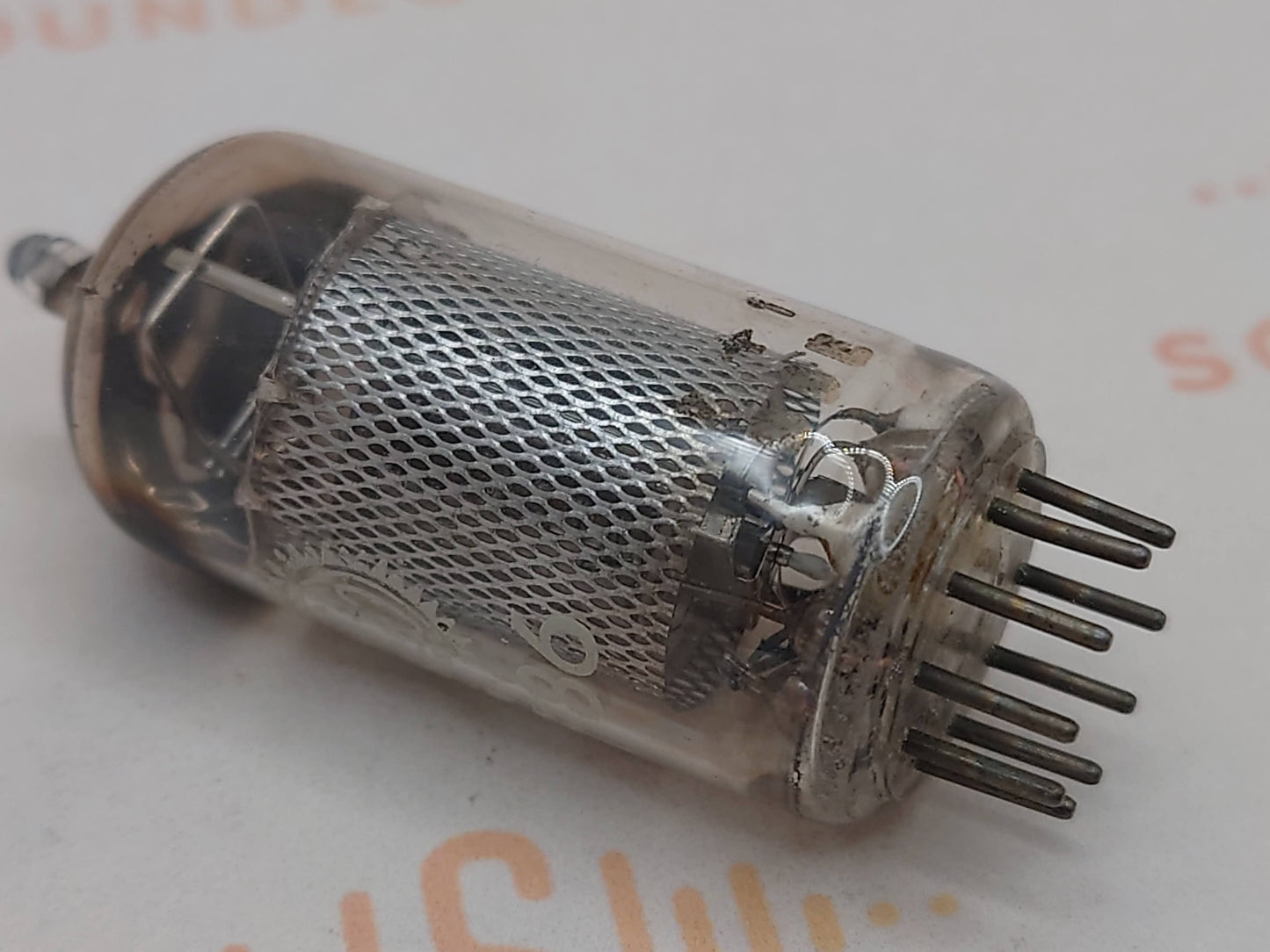 Mullard EF86 Long Mesh Plates Square Getter 9r1