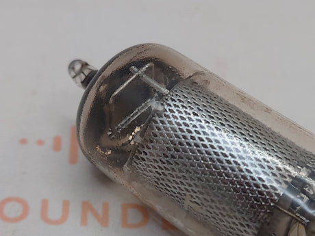 Mullard EF86 9R1 vacuum tube with Mesh Plate and SQ Getter, image 50