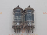 Philips ECC82 12AU7 Plaques courtes O-getter - Heerlen