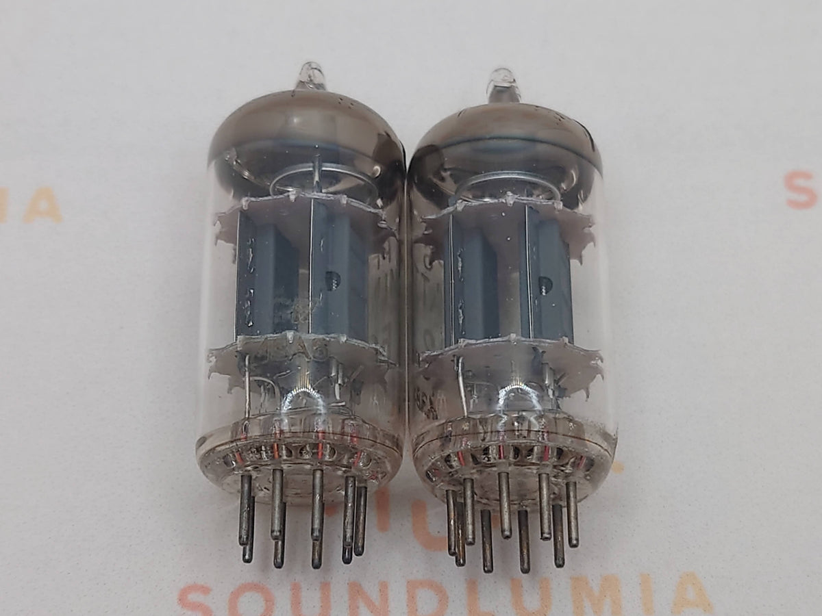 Philips ECC82 12AU7 Plaques courtes O-getter - Heerlen