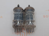 Philips ECC82 12AU7 Plaques courtes O-getter - Heerlen