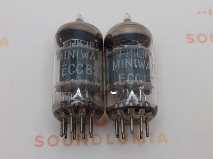 Philips ECC82 12AU7 短板 O 型吸气剂 - Heerlen 