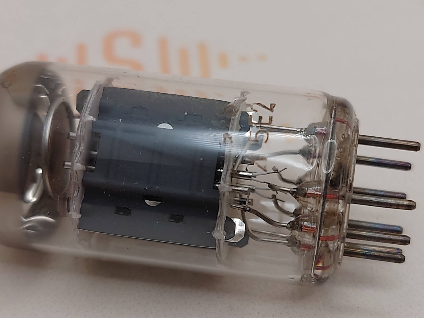 Philips ECC82 12AU7 短板 O 型吸气剂 - Heerlen 
