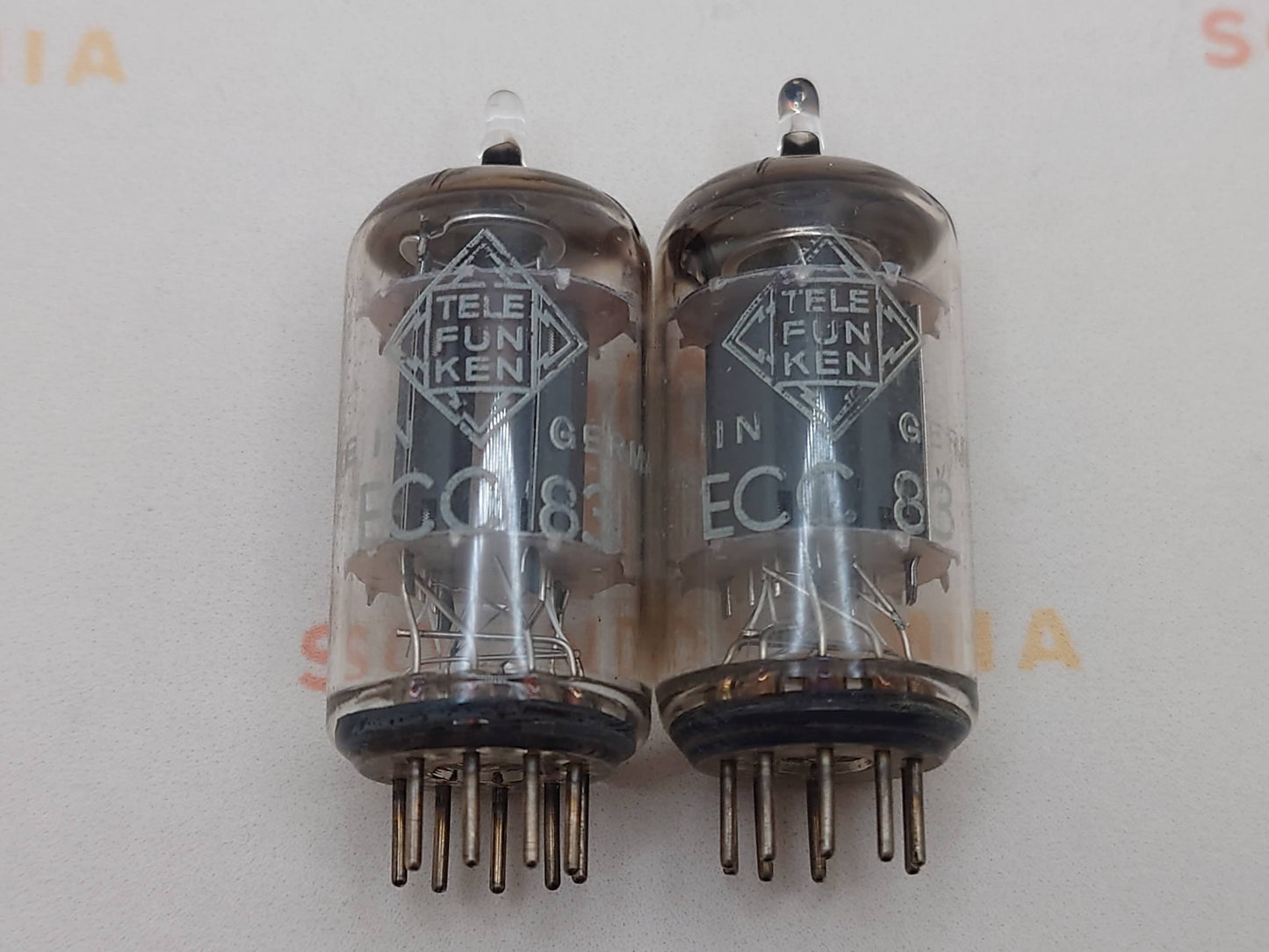 Telefunken ECC83 12AX7 Plaques lisses Berlin