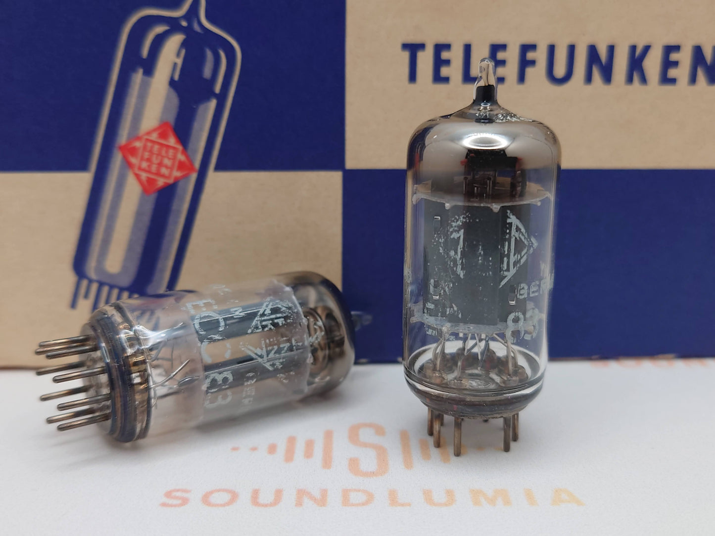 Telefunken ECC83 12AX7 Smooth Plates Berlin