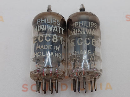 Philips ECC81 12AT7 Folien-D-Getter