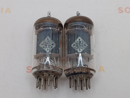 Telefunken ECC83 12AX7 Ribbed Plates Berlin