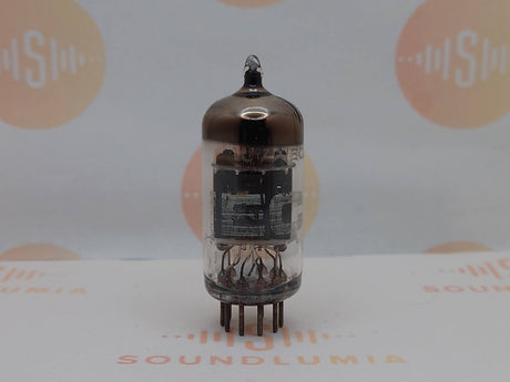 Mullard ECC82 12AU7 vacuum tube with O-Getter and Short Plates, image 17