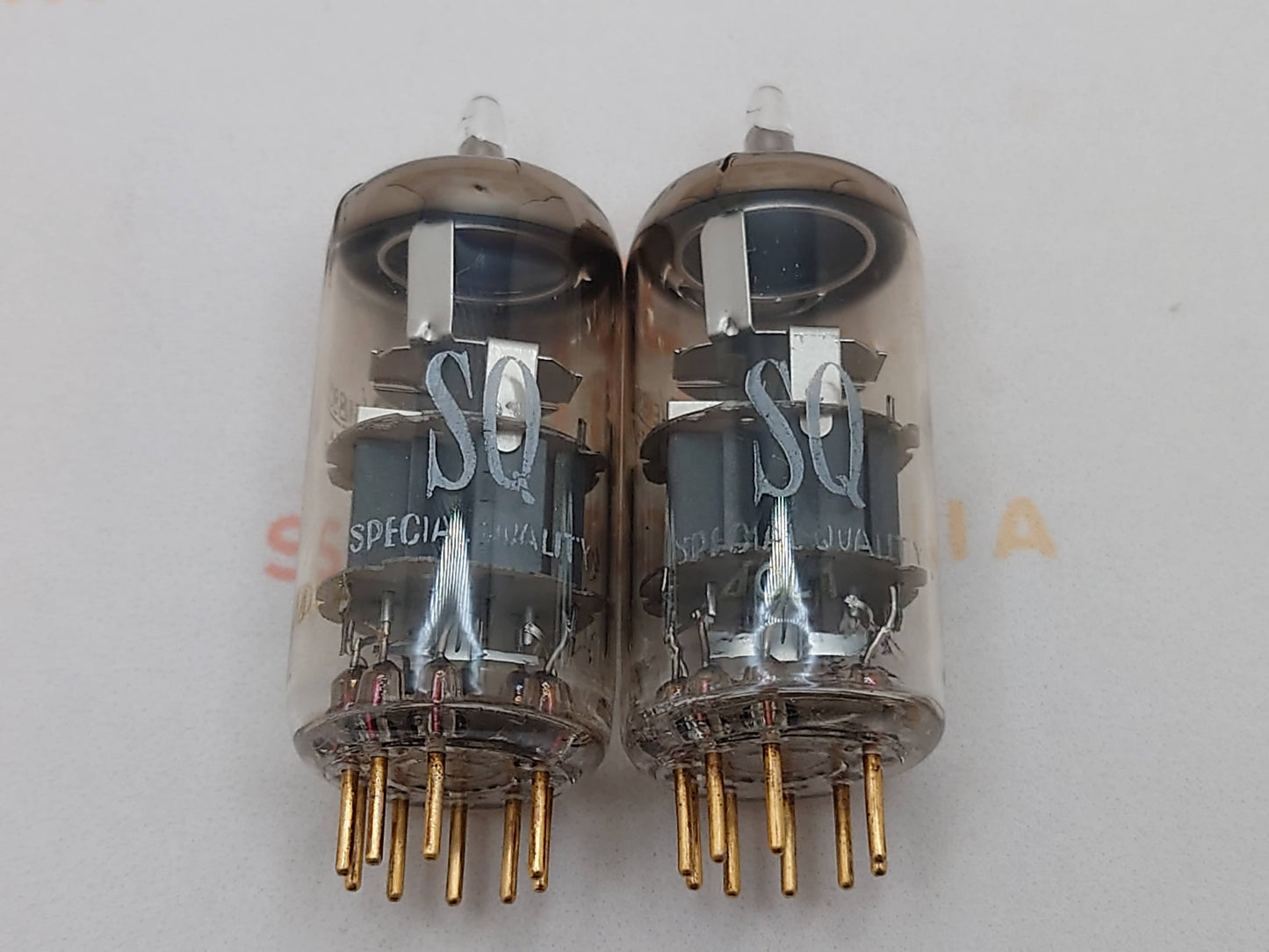 Philips SQ E188CC 7308 D-Getter passendes Paar - Holland 1959/60 VR0/VR1 - NOS