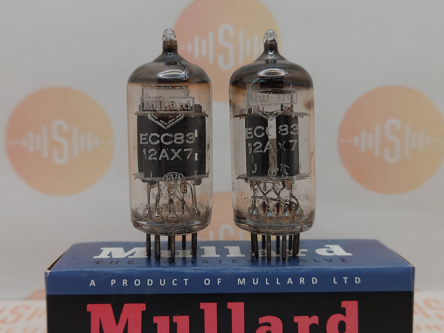 Mullard ECC83 12AX7 Short Plates