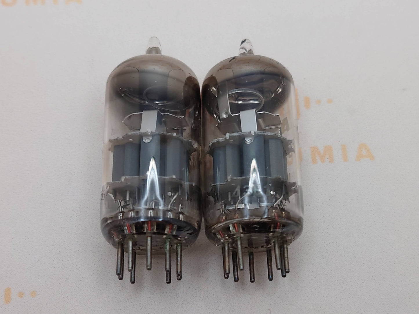 4x Amperex ECC88 6DJ8 O-Getter - Heerlen, NL '62 - Gleicher Code - In der Nähe von NOS 