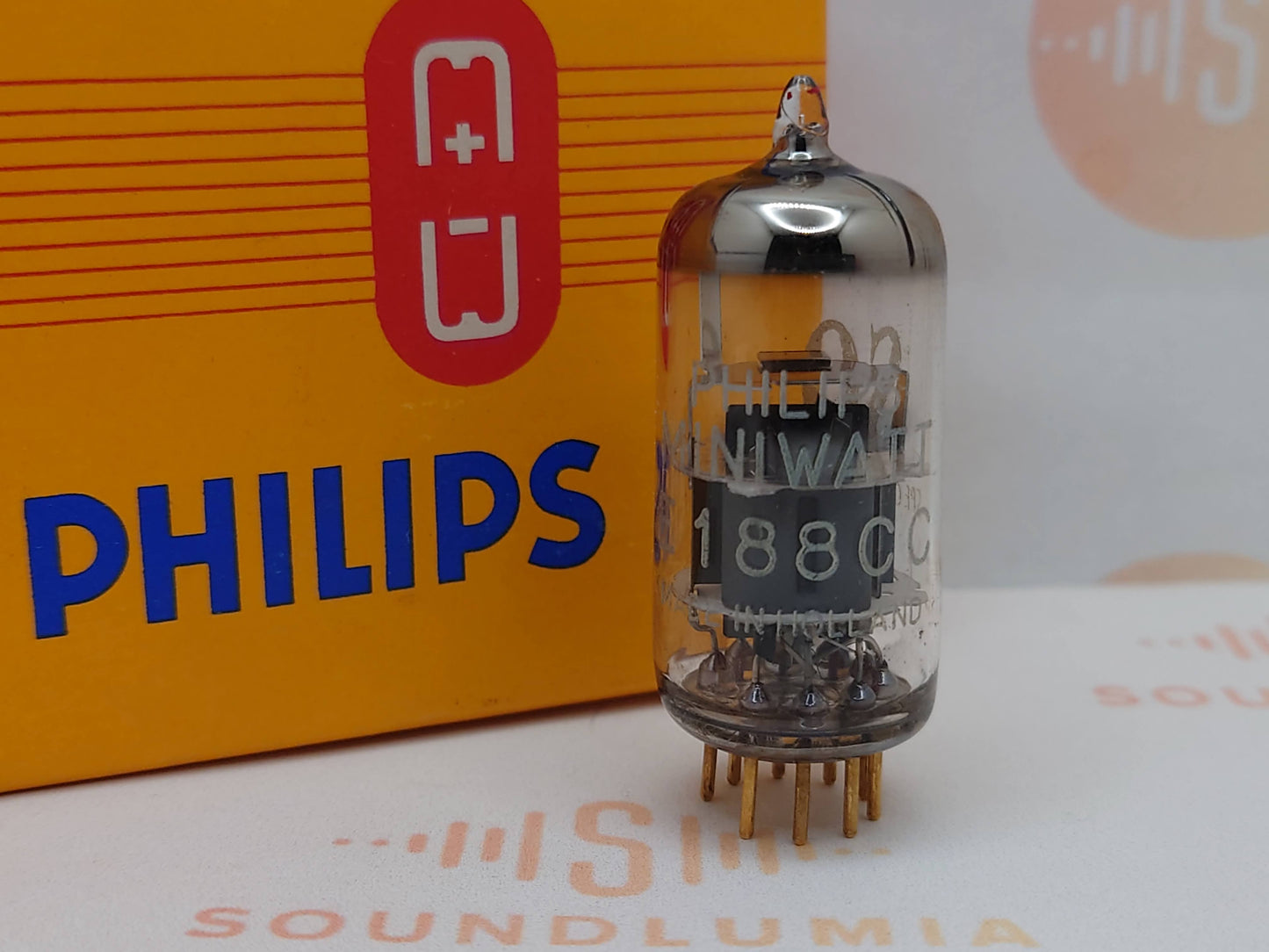 Philips SQ E188CC 7308 D-Getter passendes Paar - Holland 1959/60 VR0/VR1 - NOS