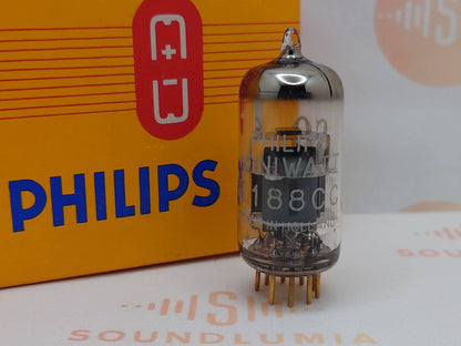 Philips SQ E188CC 7308 D-Getter passendes Paar - Holland 1959/60 VR0/VR1 - NOS