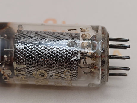 Mullard EF86 9R1 vacuum tube with Mesh Plate and SQ Getter, image 67