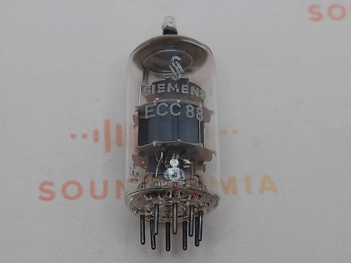 Siemens ECC88 = 6DJ8 Red Tip Matched Pair - München GA3 #3G - NOS 