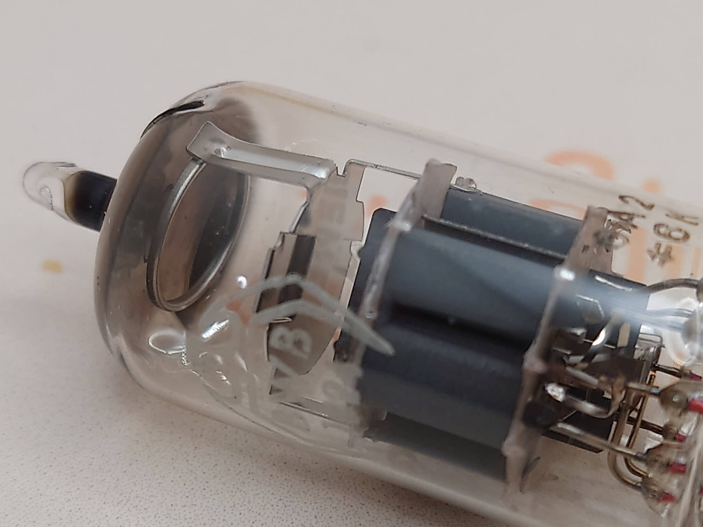 Siemens ECC88 = 6DJ8 Red Tip Matched Pair - München GA3 #3G - NOS 