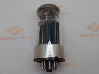 1x Mullard 6080 6AS7 3-Glimmer schwarze Platten Metallsockel - Mitcham '59 AJ1 - NOS+