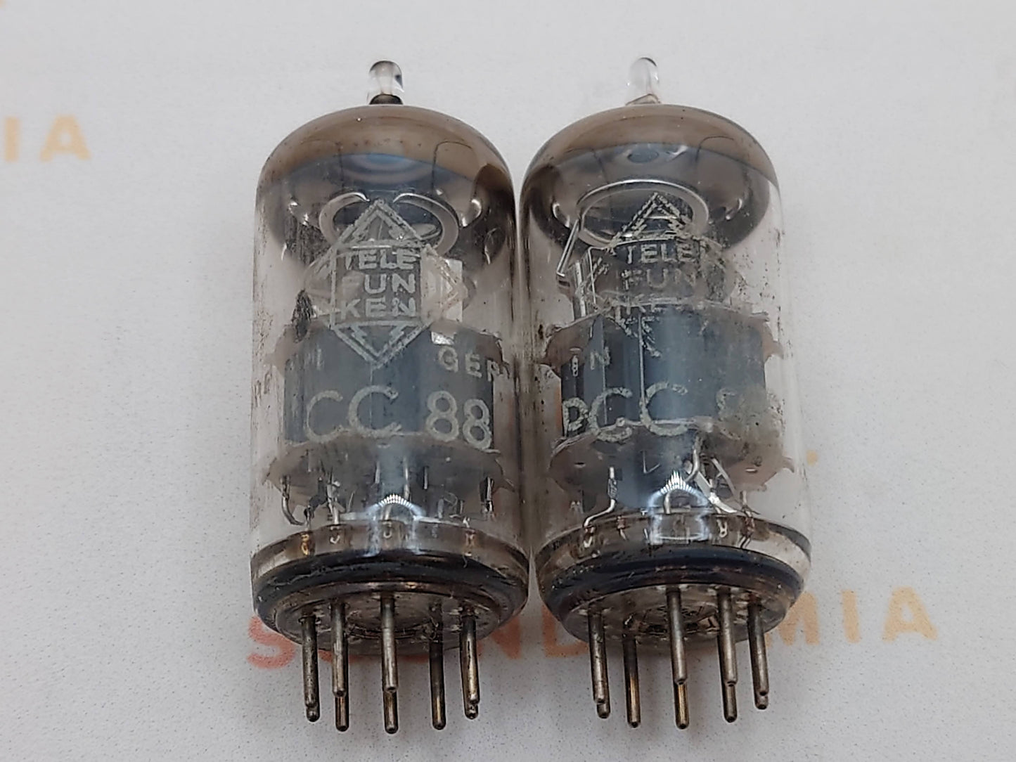 Telefunken PCC88 7DJ8 ◇ Fond