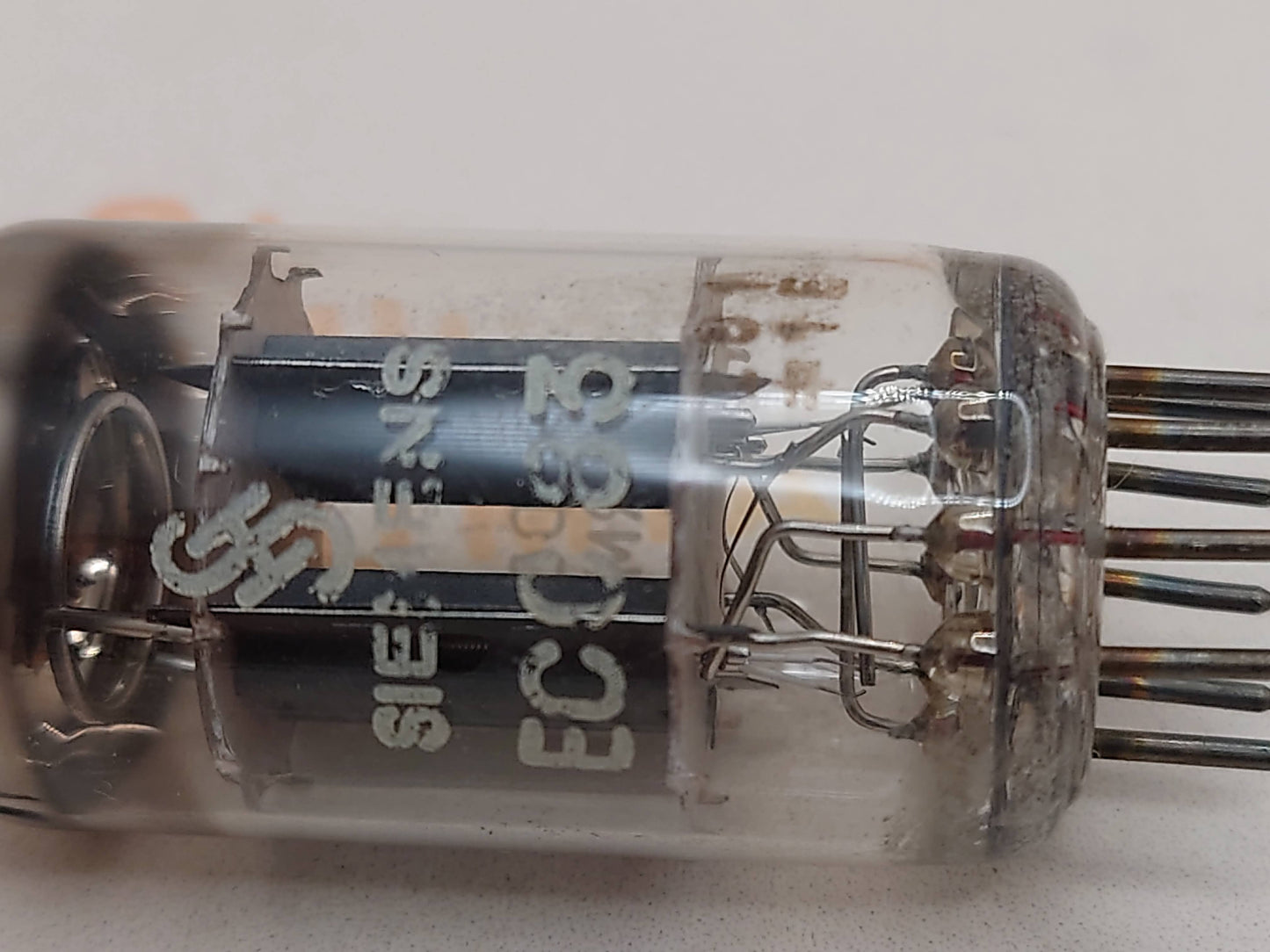 4x Siemens ECC83 12AX7 Kurzplatten - I61 ‡1E/‡0D - München 1960er 