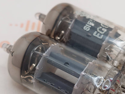 4x Siemens ECC83 12AX7 Kurzplatten - I61 ‡1E/‡0D - München 1960er 