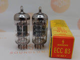 Siemens ECC83 12AX7 vacuum tube with O-Getter and Short Plates, image 18