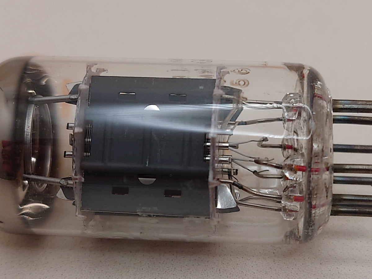 Siemens ECC83 12AX7 vacuum tube with O-Getter and Short Plates, image 21