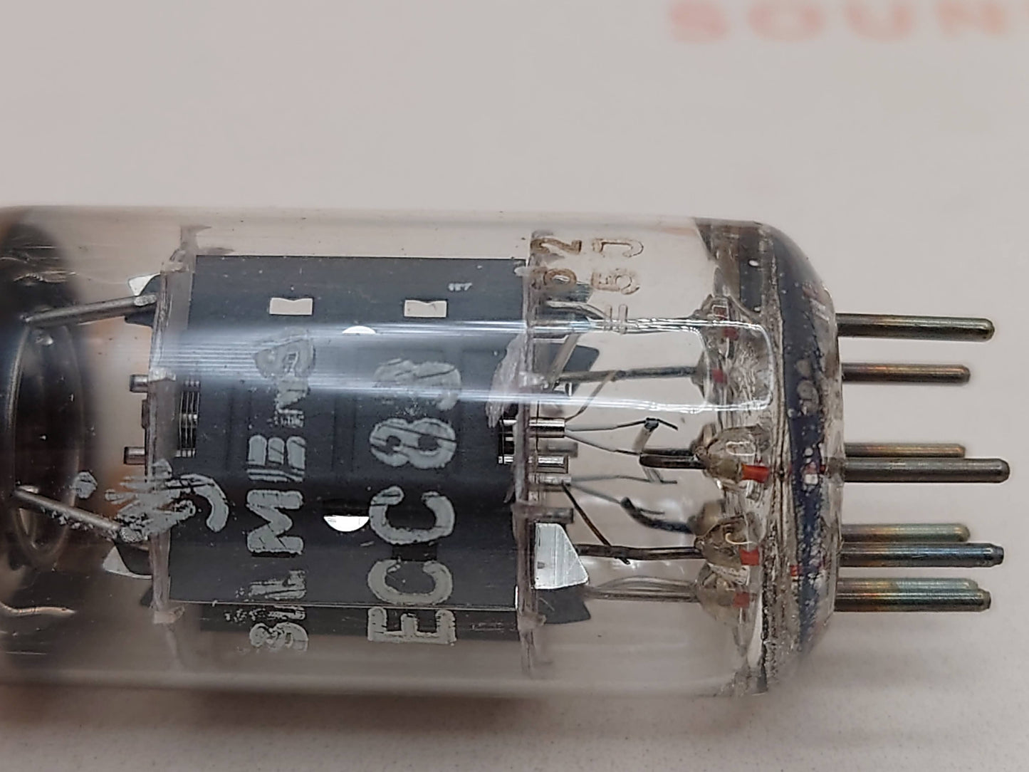 4x Siemens ECC83 12AX7 Kurzplatten - I61 ‡1E/‡0D - München 1960er 