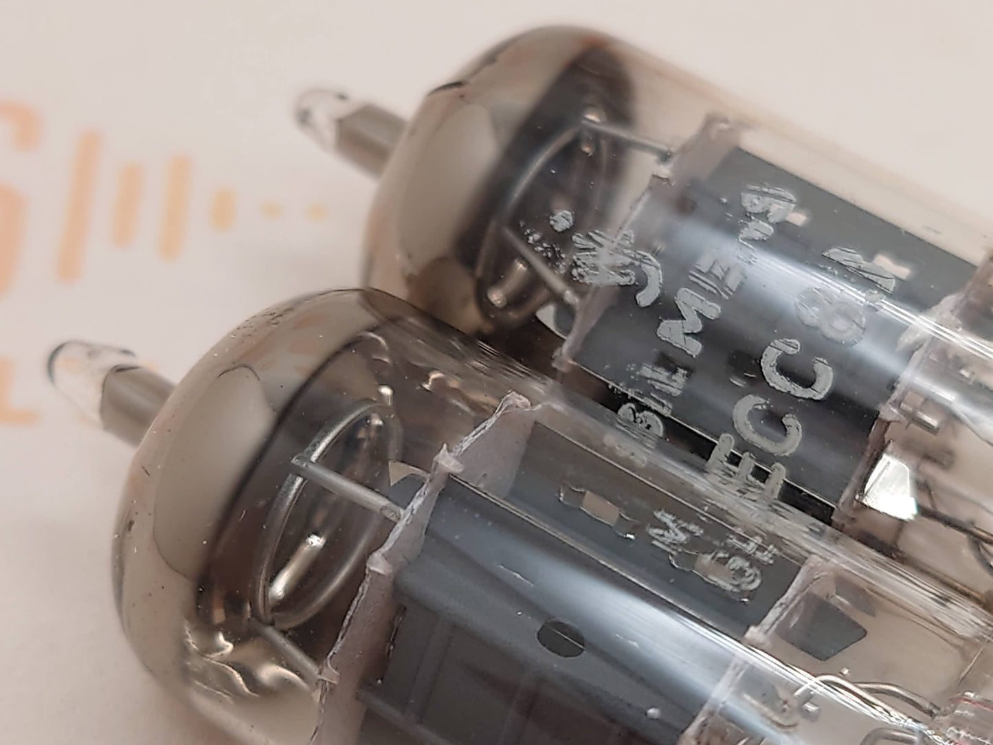 4x Siemens ECC83 12AX7 Kurzplatten - I61 ‡1E/‡0D - München 1960er 