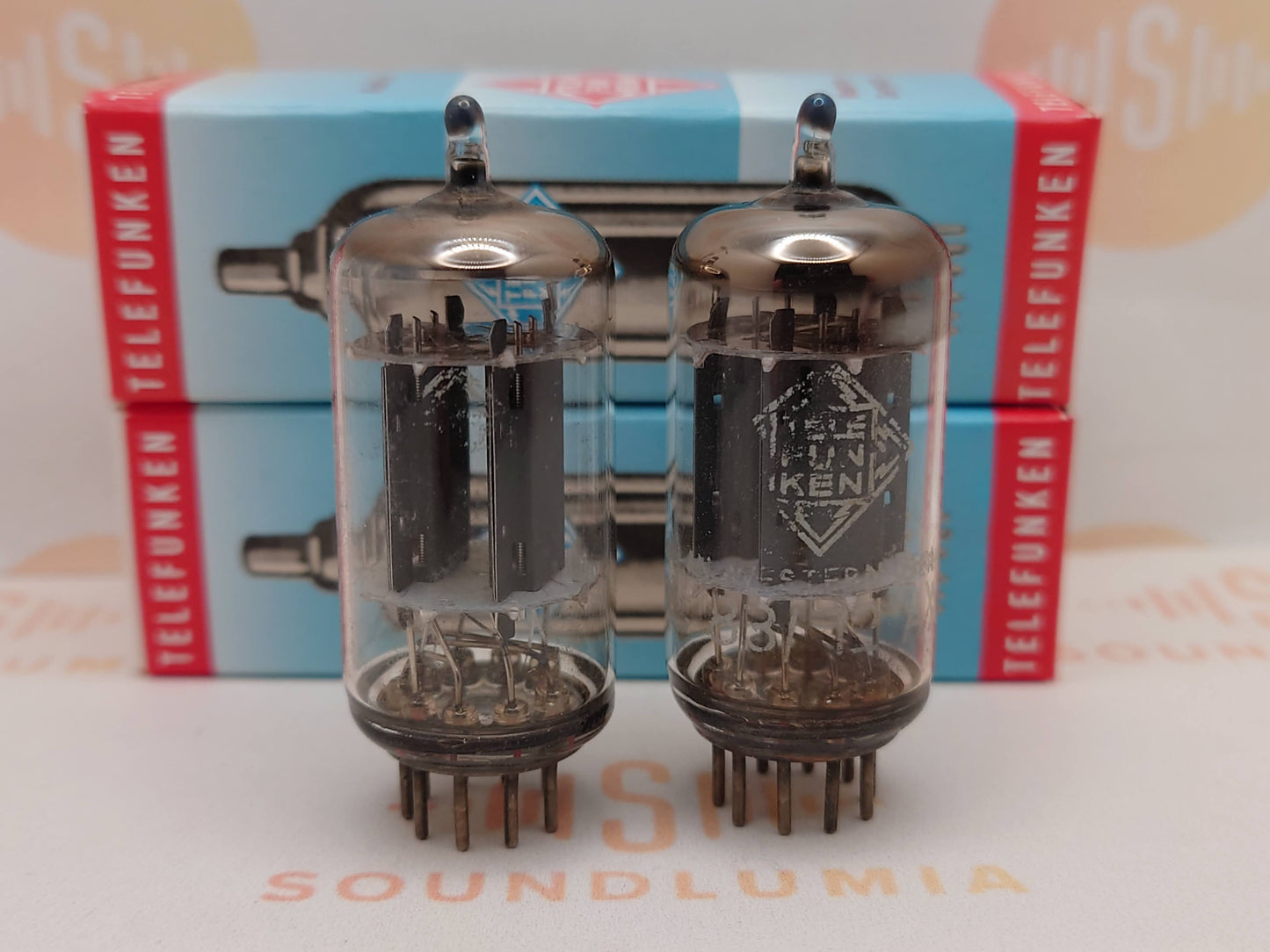 Telefunken ECC83 12AX7 Plaques lisses Berlin