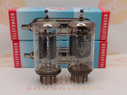 Telefunken ECC83 12AX7 Plaques lisses Berlin