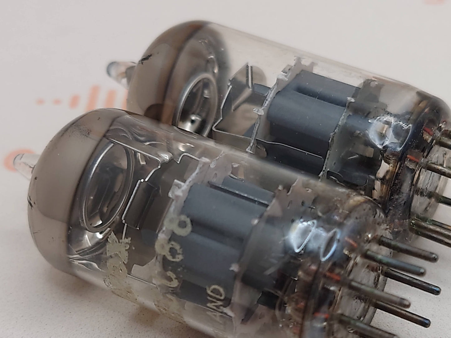 4x Amperex ECC88 6DJ8 O-Getter - Heerlen, NL '62 - Gleicher Code - In der Nähe von NOS 