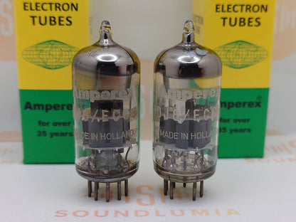 4x Amperex ECC88 6DJ8 O-Getter - Heerlen, NL '62 - Gleicher Code - In der Nähe von NOS 