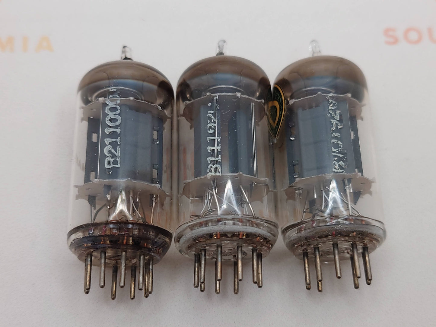 Telefunken ECC83 12AX7 Plaques nervurées Berlin  