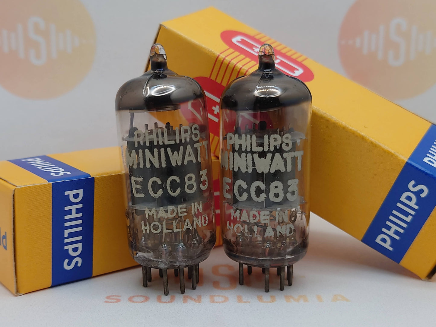 Mullard ECC83 12AX7 Short Plates