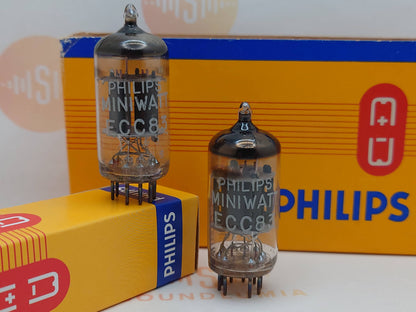 Mullard ECC83 12AX7 Short Plates