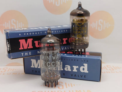 Mullard ECC83 12AX7 Short Plates