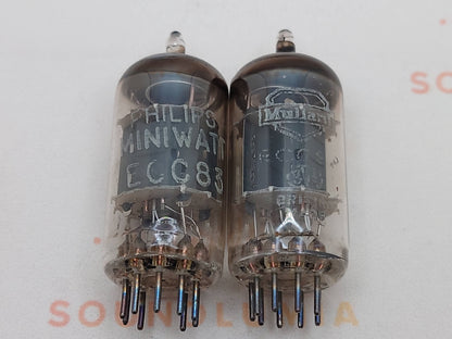 Mullard ECC83 12AX7 Short Plates