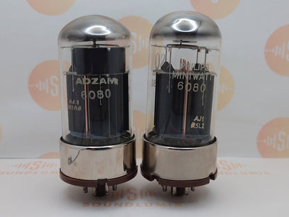 Mullard 6080 6AS7 3片云母黑板金属底座 - 米查姆