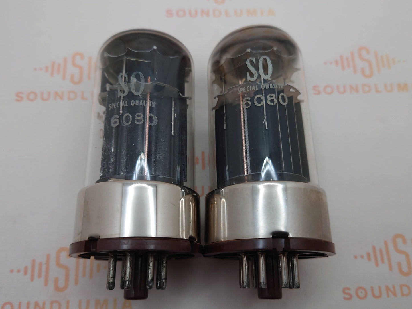 Mullard 6080 6AS7 3片云母黑板金属底座 - 米查姆