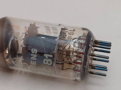 西门子 ECC81 12AT7 O 型吸气剂 – 慕尼黑