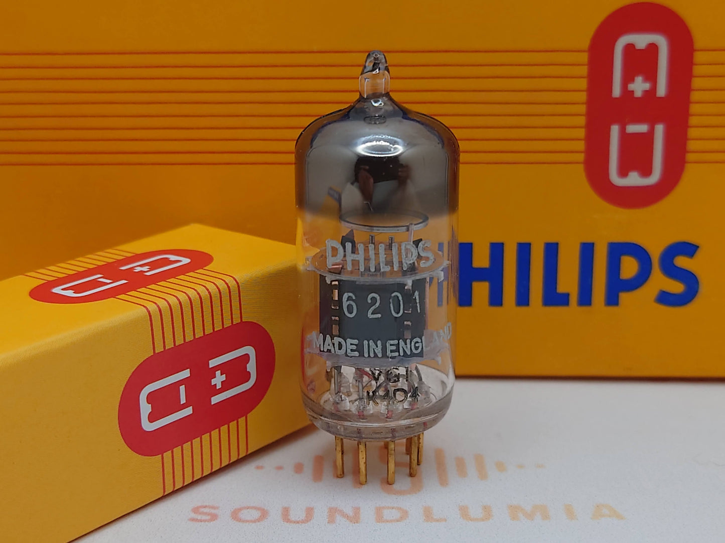 Mullard 6201 E81CC Gold Pin - Mitcham