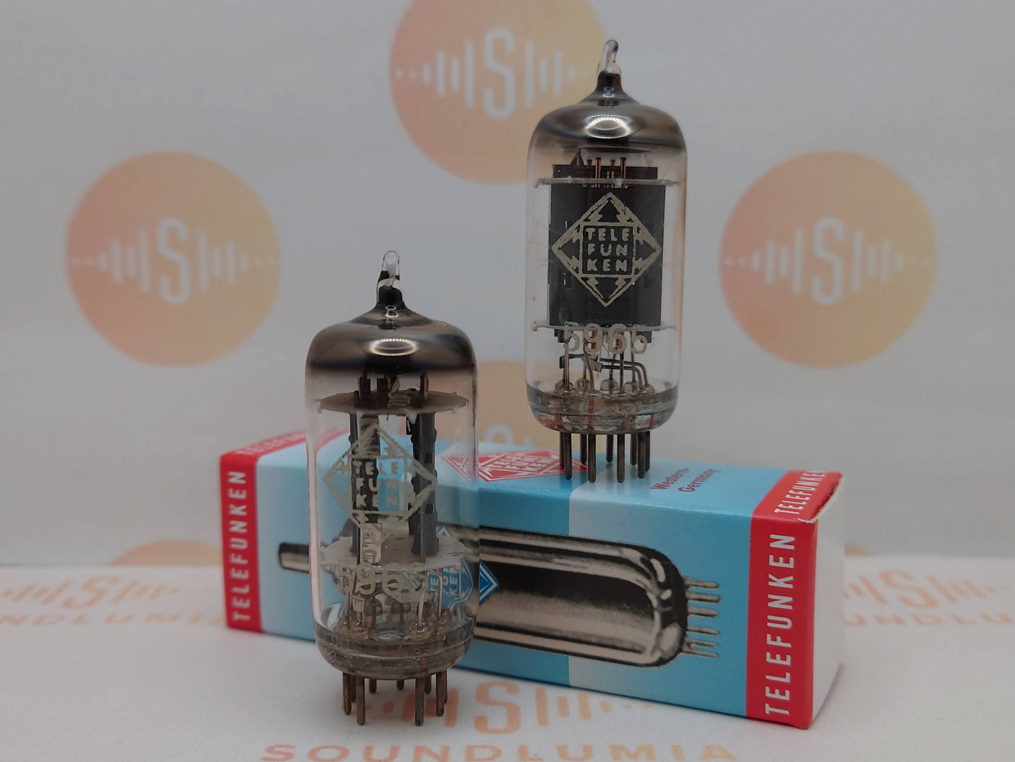 飞利浦 EL84 6BQ5 O型吸气管匹配对 - 1964年产于海尔伦 - 近乎全新库存