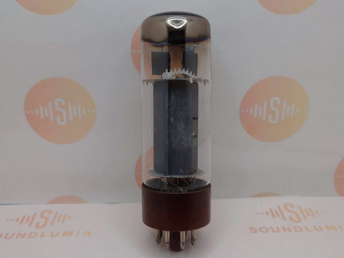 马自达 EL34 DD 吸气剂棕色底座 - 飞利浦标签 - 布鲁塞尔